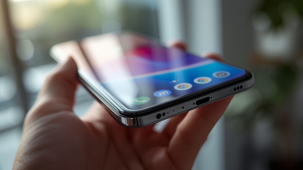 Moto Edge 70 curved display and premium design