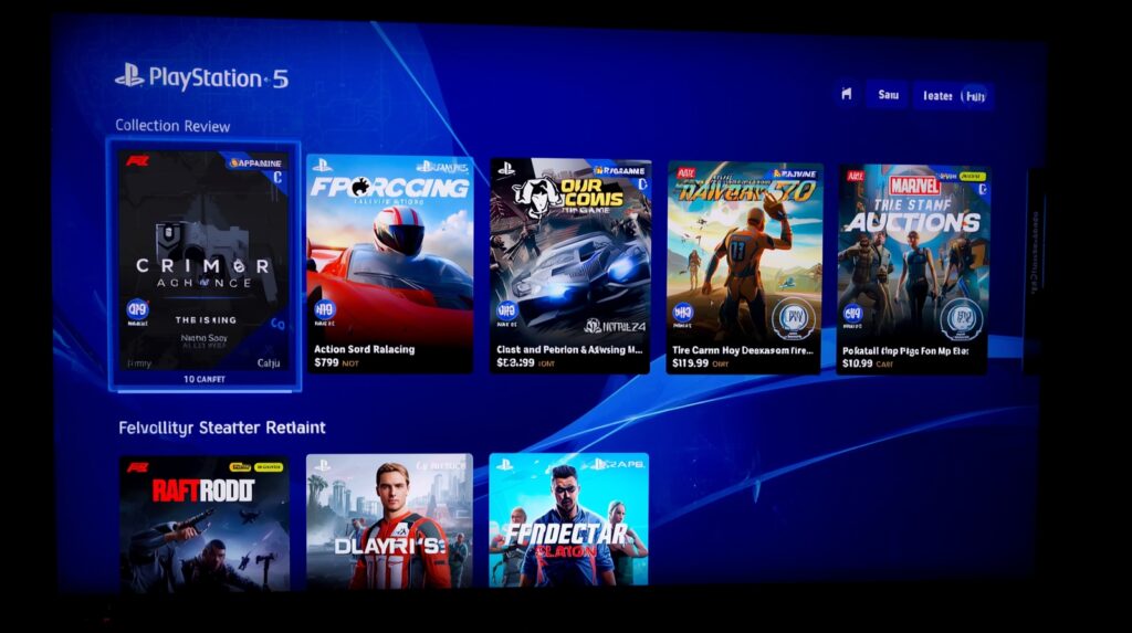 PlayStation 5 console with DualSense controller and gaming accessories during India Holiday Sale 2025