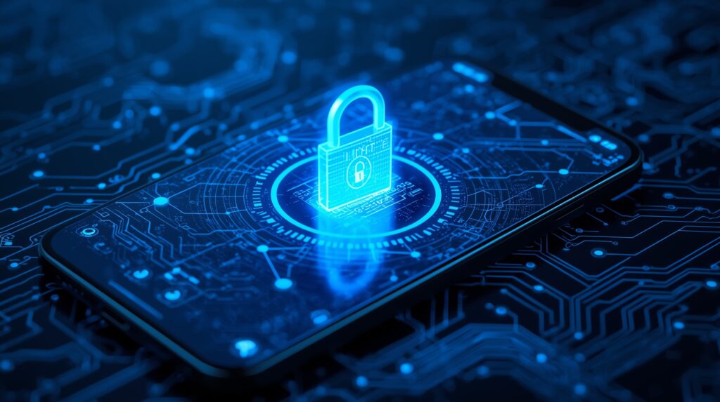 KYM system checking whether a mobile device is genuine.