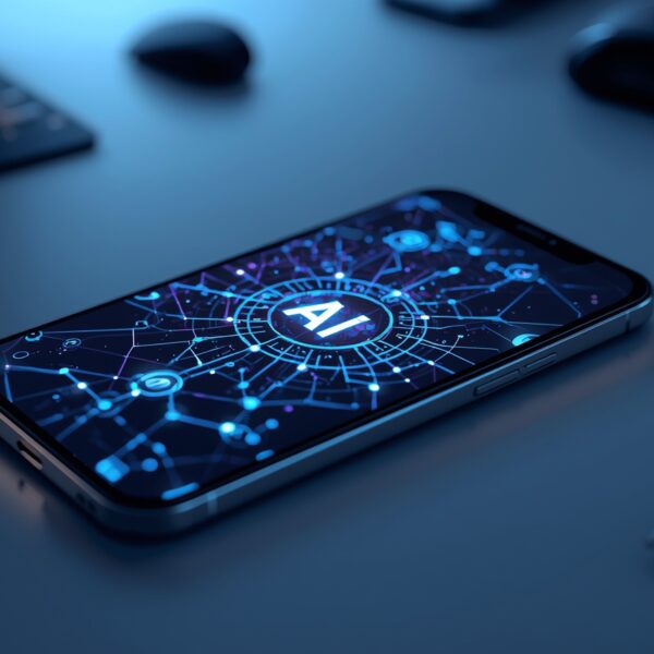 On-device AI processing data locally on a smartphone for faster performance