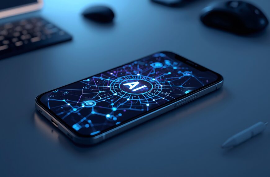 On-device AI processing data locally on a smartphone for faster performance